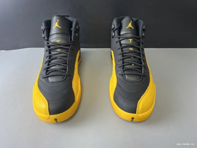 Chep Onekick Jordan University 130690-070 Retro 12 Black Air Gold 0819